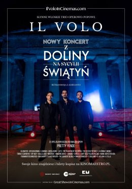 Chełmno Wydarzenie Film w kinie IL VOLO. Koncert z Doliny Świątyń. Retransmisja letniego show z Agrigento na Sycylii