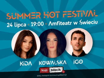 Świecie Wydarzenie Koncert Kasia Kowalska, Kida, Igo