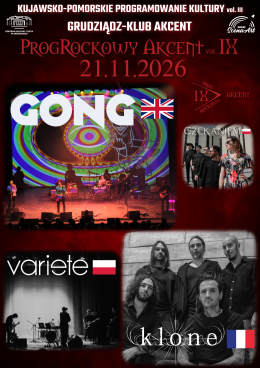Grudziądz Wydarzenie Koncert ProgRockowy Akcent vol. 9